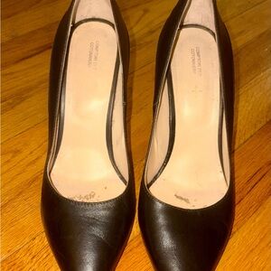 Comptoir Des Cotonniers Black Leather Heels